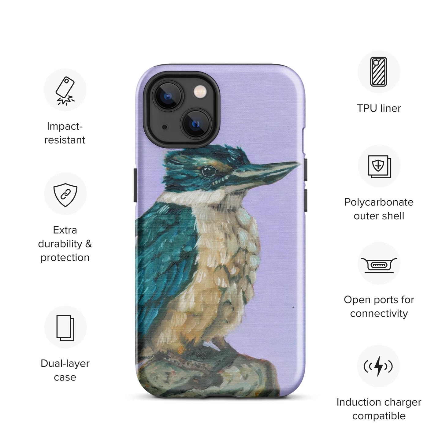 Sacred Kingfisher Tough Case for iPhone®