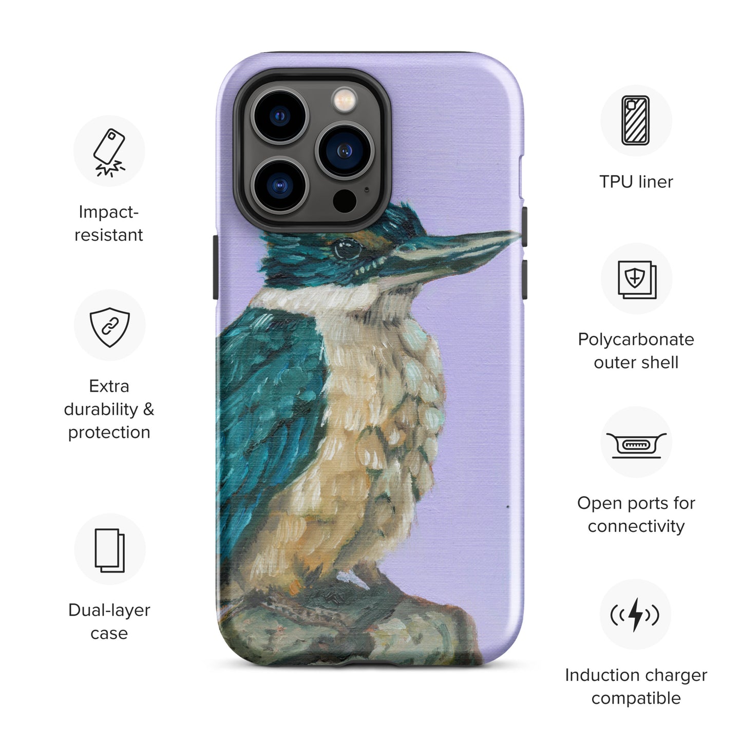 Sacred Kingfisher Tough Case for iPhone®