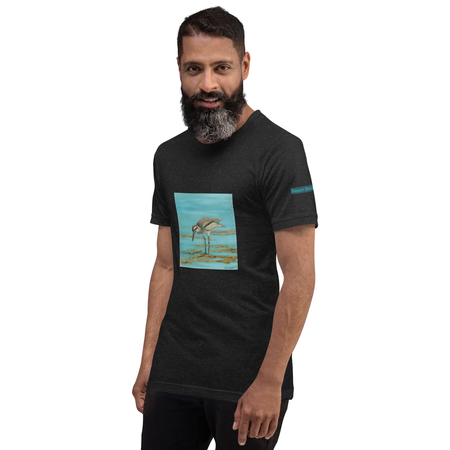 Beach Stone Curlew Unisex t-shirt