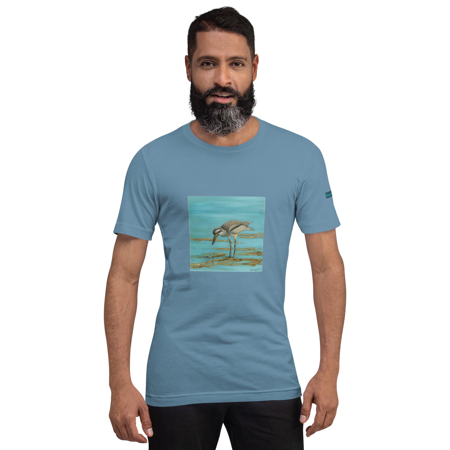 Beach Stone Curlew Unisex t-shirt